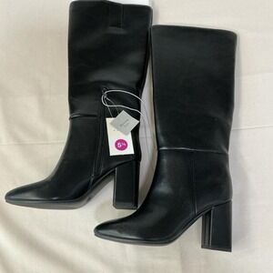 Black knee-high boots by A New Day